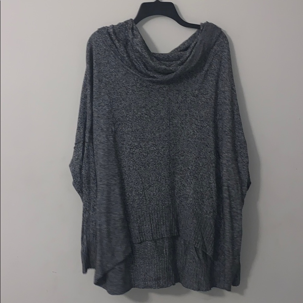 turtle neck oversized sweater